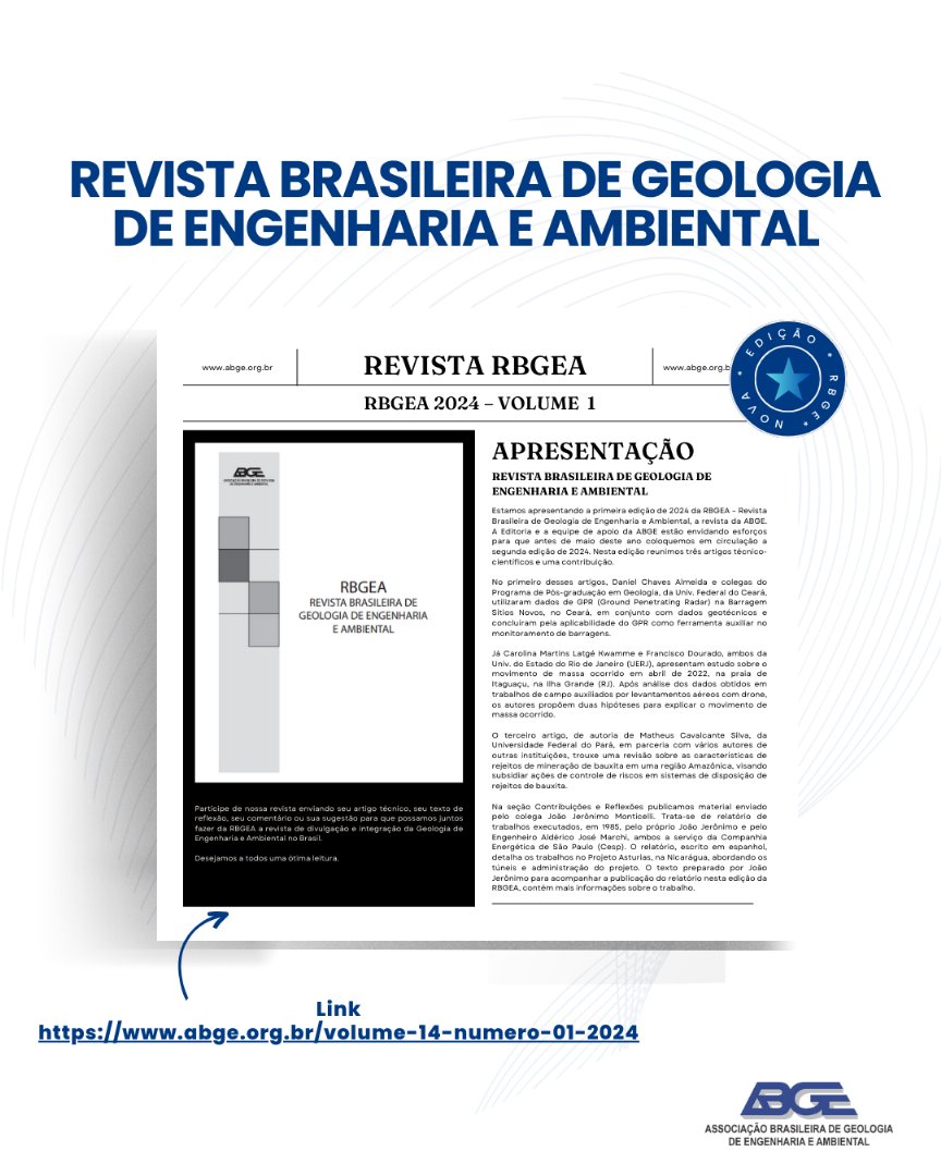 Capa da notícia ACESSE A NOVA EDIÇÃO DA RBGEA 